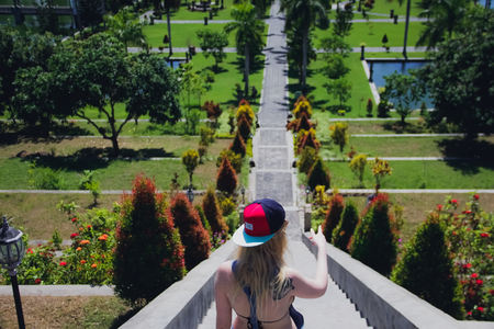Sunny photo, summer day. Journey to Baliの写真素材