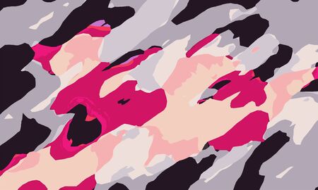 pink grey and black painting abstract backgroundの写真素材