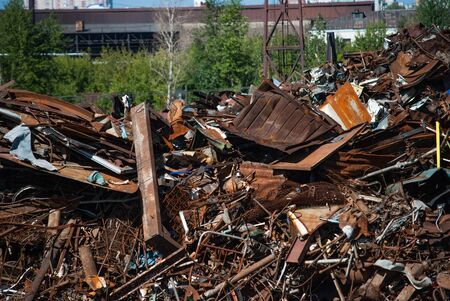 Dump of a metallurgical plant in Izhevsk