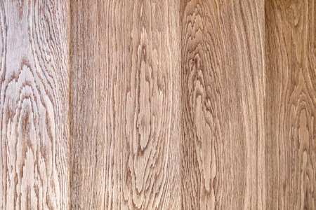 Elegant clean patterned steps made of oak solid timber at staircase in renovated apartment extreme close view from aboveの写真素材