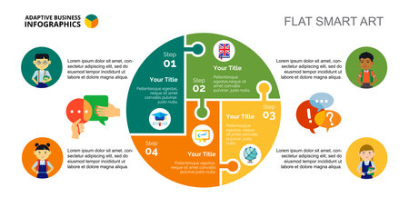 Infographic Design , Stock infographic, business infographic, Vector Infographic and marketing Plan can be used for workflow layout, diagram, annual report, web design. Simple and Elegantのイラスト素材