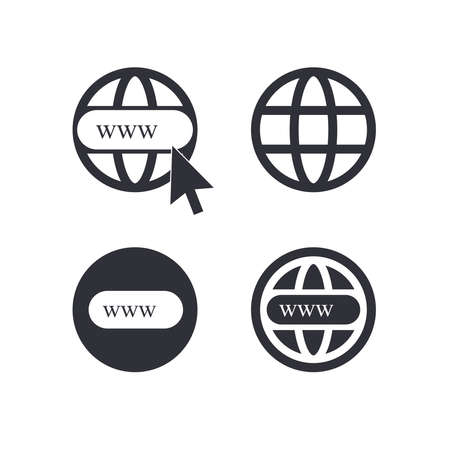 Internet - vector icons set www Vectorのイラスト素材