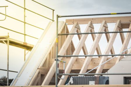 Single Family Home Construction Site