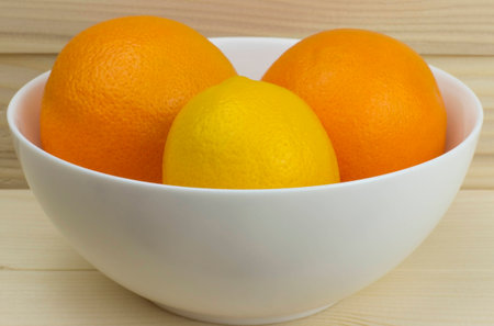 fresh juicy natural apples and orangesの写真素材