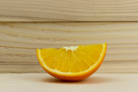 cut fresh juicy natural sour orangeの写真素材