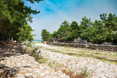 The ruins of an ancient. Turkey.