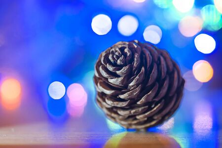 bump on the background of bright bokeh.の写真素材