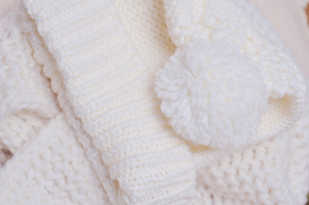 background of swirling light knitted thing.の写真素材