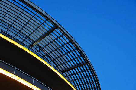 element oval canopy against the sky.