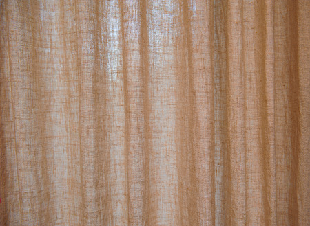 texture brown burlap curtains.の写真素材