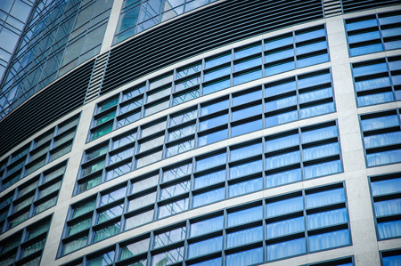 windows of office buildings, cool business background