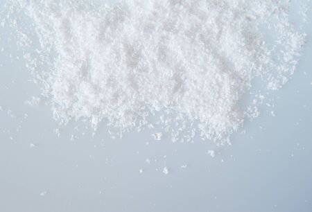 artificial snow scattered, Christmas decorations.の写真素材