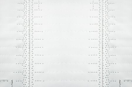 texture light skin of the aircraft with rivets.の写真素材