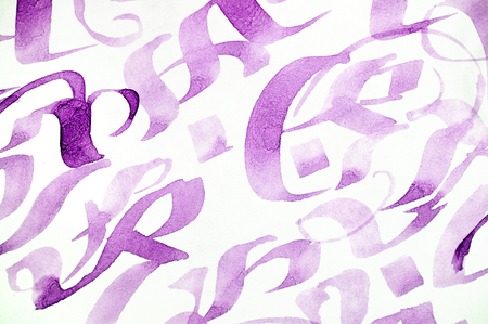 abstract background calligraphy and letteringの写真素材