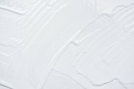 White mortar wall texture acrylic. Hand applied mortar wallの写真素材