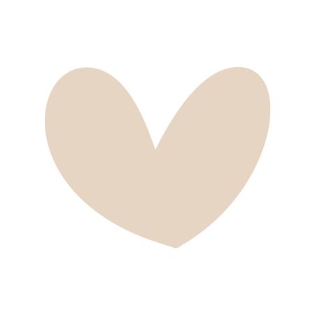 Shape Heart love sign. Design flourish element for valentine card. Vector illustration. Romantic symbol wedding. Template for t shirt, banner, posterのイラスト素材