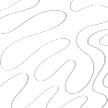 Abstract pattern with brown geometric tangled lines on white background for story. Stylish Vector doodle calligraphic designのイラスト素材