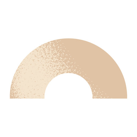 Trendy vector minimalist geometric basic gradient element grunge shape abstract Figures bauhaus forms Retro style texture illustration. Modern design poster, cover, card designのイラスト素材