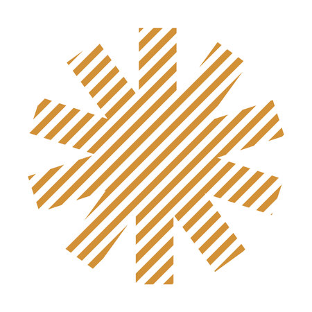 Trendy vector minimalist geometric basic lines flower element. Shape abstract figure bauhaus form. Retro style texture illustration. Modern design poster, cover, card designのイラスト素材