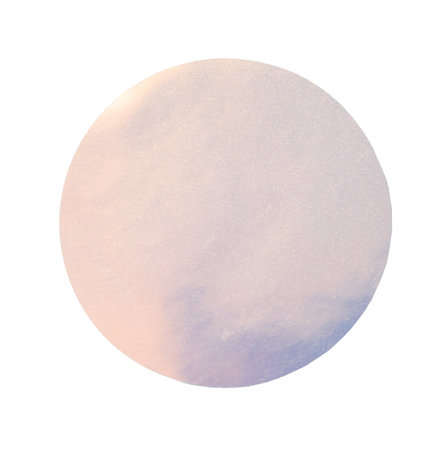 Holographic Round iridescent sticker reflecting light, creating abstract colors, transparent background, generating element design etherealの写真素材