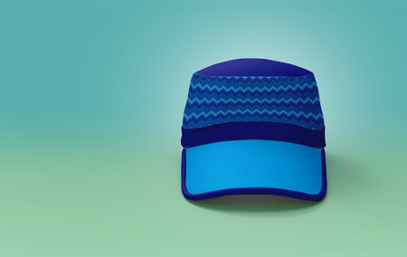 Fashionable cap mockup for product overview.の写真素材