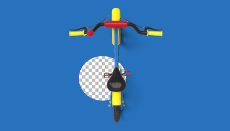 Kids bike for element concept happy bicycle day.