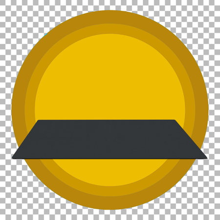 Black tablet over transparent backgroundの写真素材