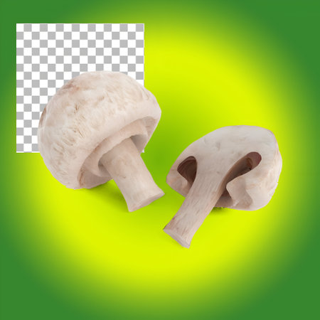 Mushroom element perfect for your item design.の写真素材