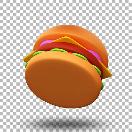 Delicious homemade burger with chili and barbeque grill fit for fast food concept.の写真素材