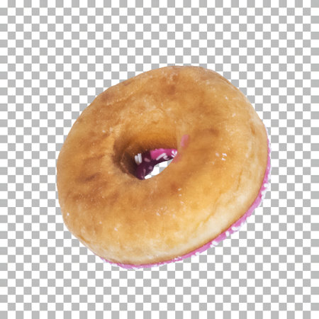 Flying grape donuts suitable for project design.の写真素材