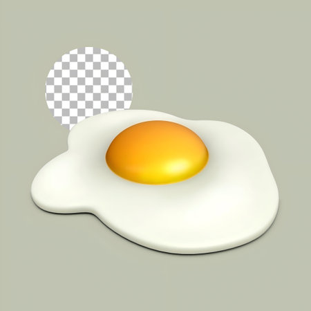 Fried egg item for your asset design project.