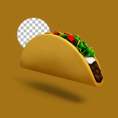 Delicious tacos item for your asset design project.の写真素材