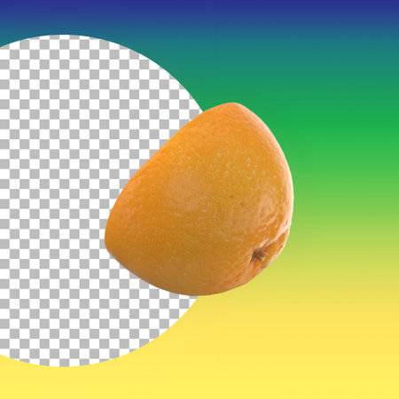 Composition oranges isolated for fruits design element.の写真素材