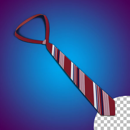 Happy fathers day concept with simple ties isolated.の写真素材