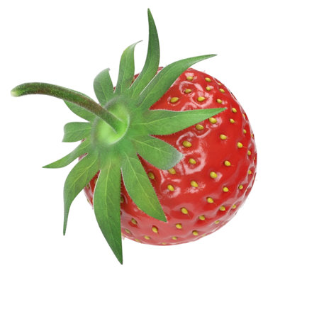 A close up view of fresh strawberries that is perfect to complement your design needs.の写真素材