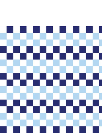 geometric checkered pattern with blue and white squares in a digital grid