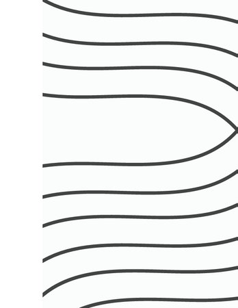 abstract black and white wavy line pattern for modern minimalist design