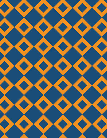 intricate geometric pattern featuring interconnected diamond shapes in vibrant colors