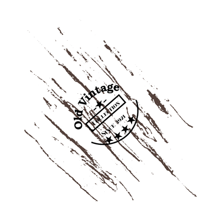 Wooden Planks diagonal pattern overlay texture. Vintage background. Vector illustrtion. Grunge style.のイラスト素材