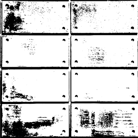 Distress Overlay Texture in grunge style. Metallic texture illustration background. Iron texture.のイラスト素材