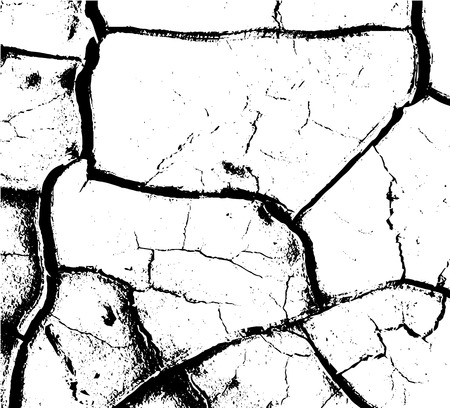 Distressed Cracked Paint Overlay Texture. Grunge styleのイラスト素材