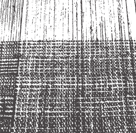 Distress overlay weaving fabric texture in grunge style.のイラスト素材