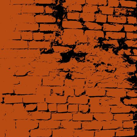 Brick Texture. Brick Background. Brick Effect. Distressed texture. distressed background. grunge texture,grunge background. Damaged texture. Overlay texture background. Crack textureのイラスト素材