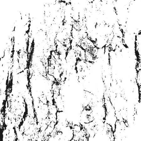 Tree Texture. Tree Background. Tree Effect. Tree Overlay. Grunge Black and White Distress Texture. Scratch Texture. Dirty Texture. Wall Background. Vector Illustration.のイラスト素材