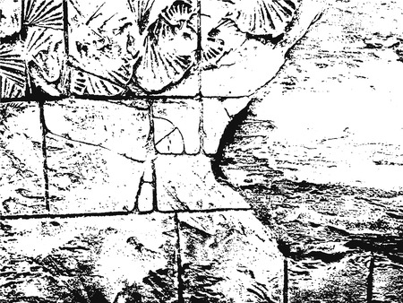 Distressed texture. distressed background. grunge texture,grunge background. Damaged texture.Overlay texture background. Stone concrete texture. Crack texture. Vector backgroundのイラスト素材