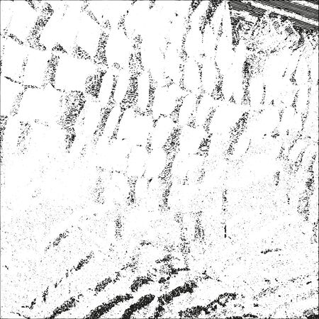 Distressed overlay texture of dust metal, cracked peeled concrete, grunge background.のイラスト素材