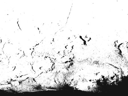 Distressed overlay texture of dust metal, cracked peeled concrete, grunge background.のイラスト素材