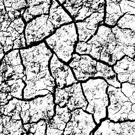 Distressed overlay texture of dust metal, cracked peeled concrete, stone and asphalt. grunge background.のイラスト素材