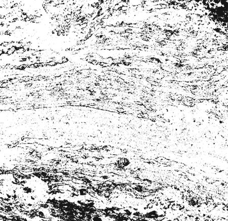 Distressed overlay texture of dust metal, cracked peeled concrete, stone and asphalt. grunge background. abstract halftone vector illustrationのイラスト素材