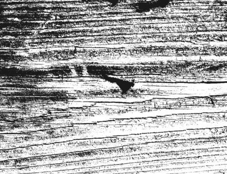 Distressed overlay wooden fence texture, grunge vector background.のイラスト素材